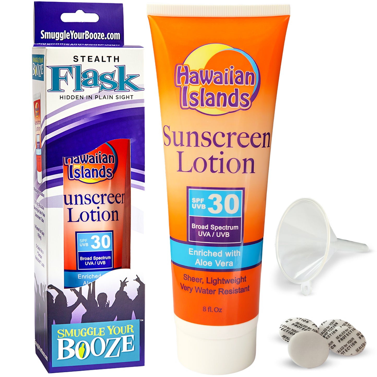 SPF 30 Sunscreen Flask