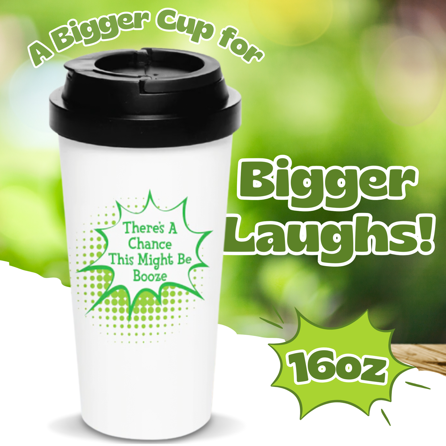16 oz Mug - "There Might Be Booze"
