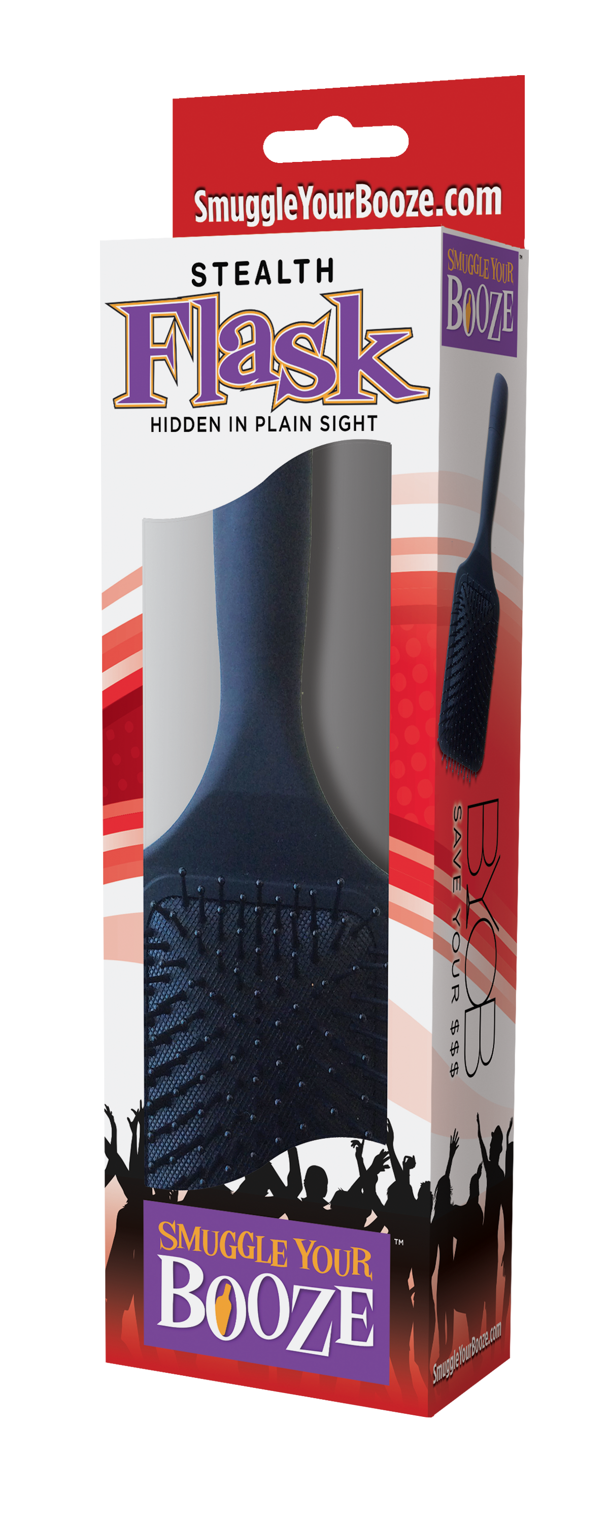 Smuggle Your Booze Brush Flask