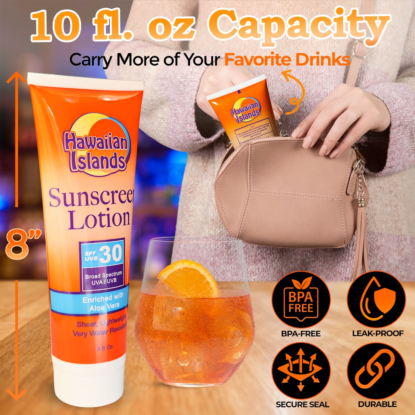 SPF Sunscreen Flask