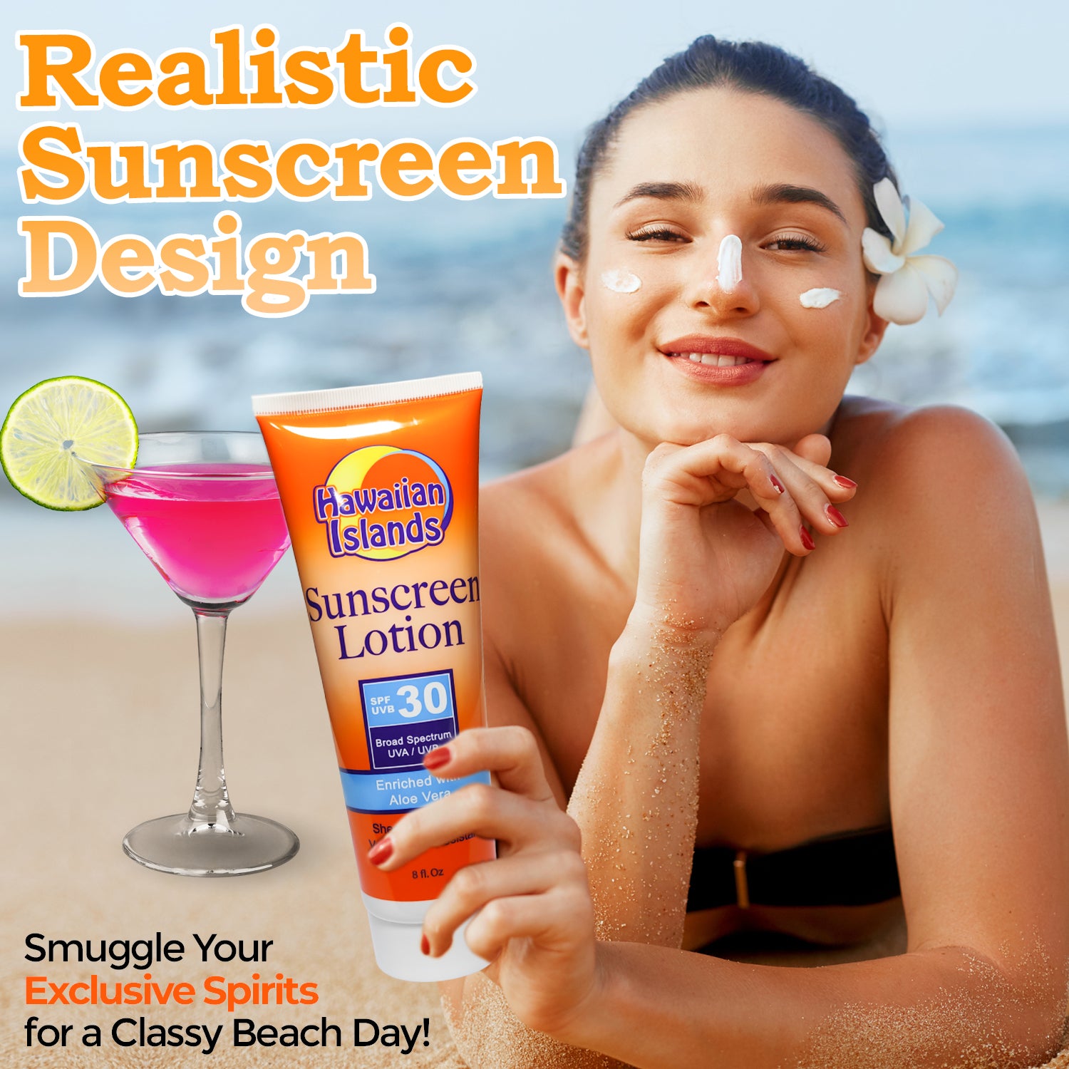 30 Sunscreen Flask