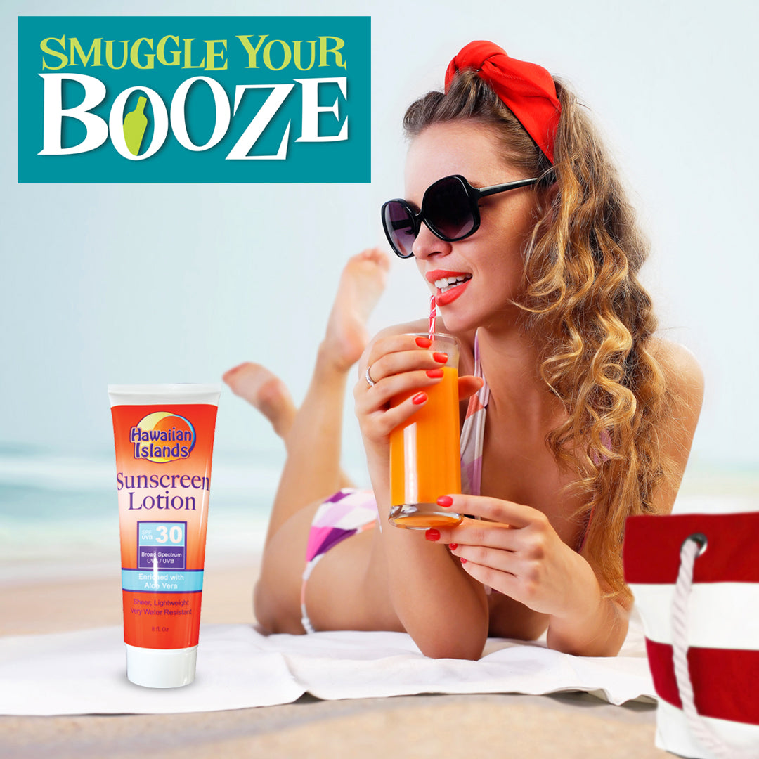 SPF 30 Sunscreen Flask